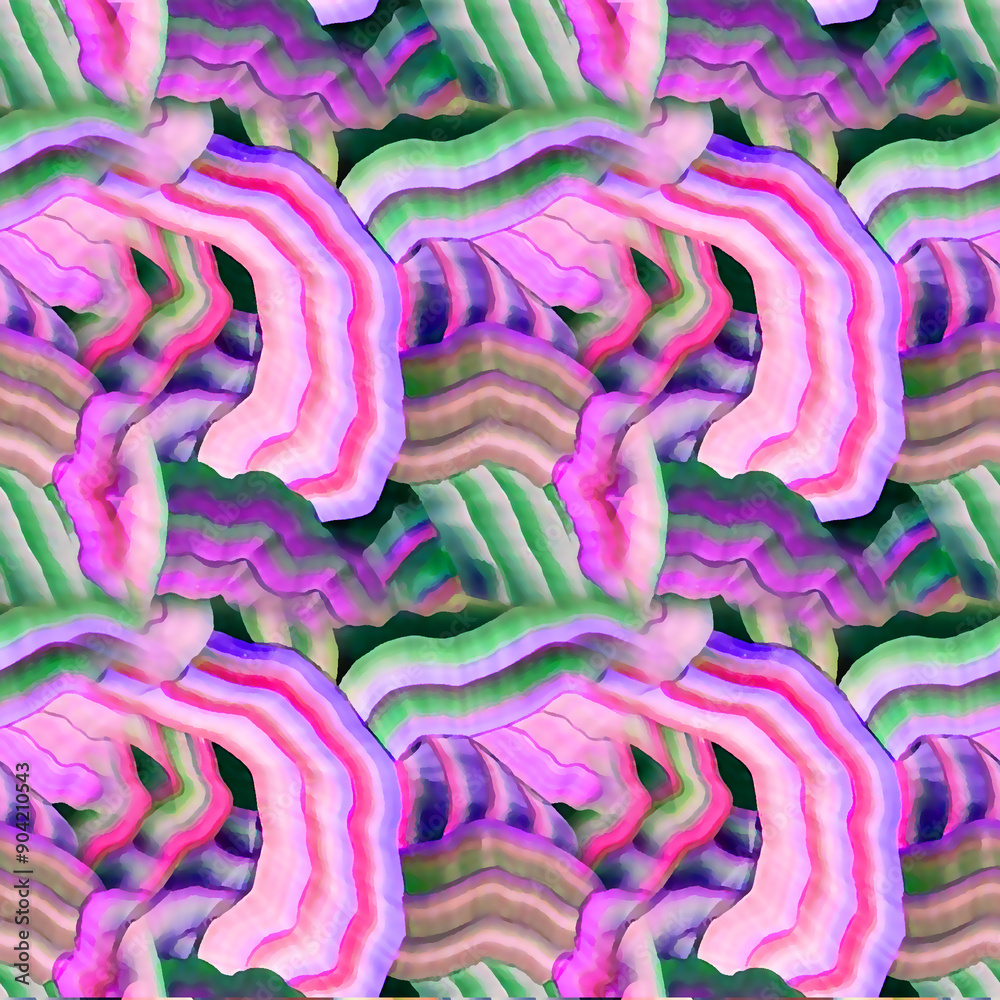 Obraz premium Seamless Print Shibori pattern and tie-dye allover textile Shibori allovers pattern design