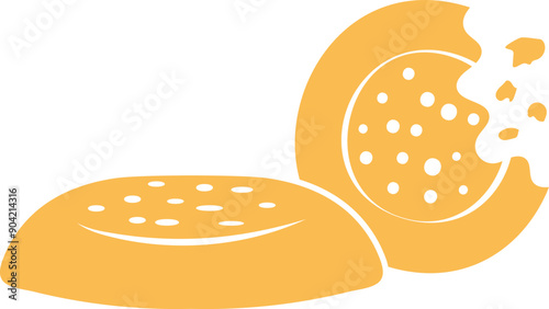 Cookies Hand Drawn Illustration Icon
