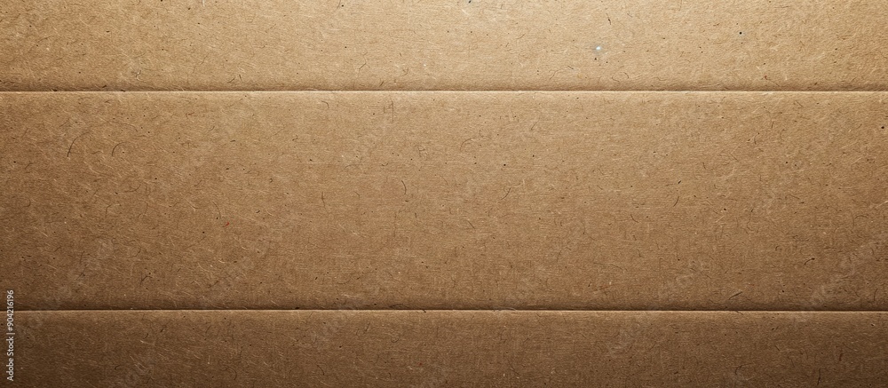 Fototapeta premium Brown cardboard texture with an industrial feel perfect for use as a background in copy space image