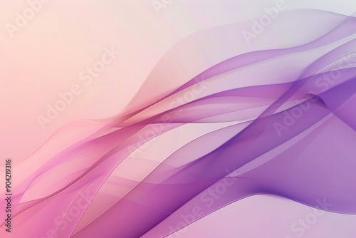 Abstract background with soft pink and purple waves