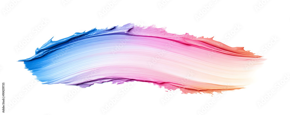 Multicolor vibrant brush stroke displayed in a blend of colorful pastel hues The sweeping motion of the paint creates a dynamic and lively effect Multicolor vibrant brush stroke displayed in a blend of colorful pastel hues The sweeping motion of the paint creates a dynamic and lively effect
