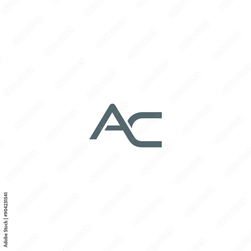 AC Logo Design Business Typography AC Logo Design Business Typography