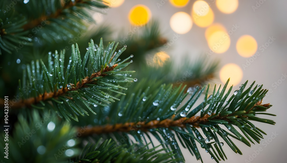 Macro christmas tree background, Ornaments, and Gifts: Cozy Holiday Celebration, Warm Family Gathering, Seasonal Decor, Winter Wonderland, and Joyful Christmas Spirit. Close view, macro. Macro christmas tree background, Ornaments, and Gifts: Cozy Holiday Celebration, Warm Family Gathering, Seasonal Decor, Winter Wonderland, and Joyful Christmas Spirit. Close view, macro.