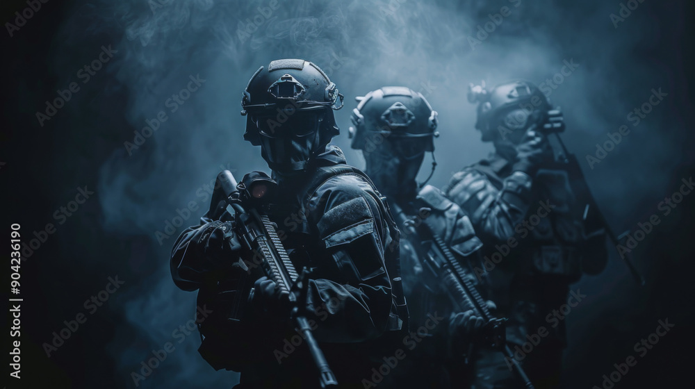 Naklejka premium Scene is tense and serious