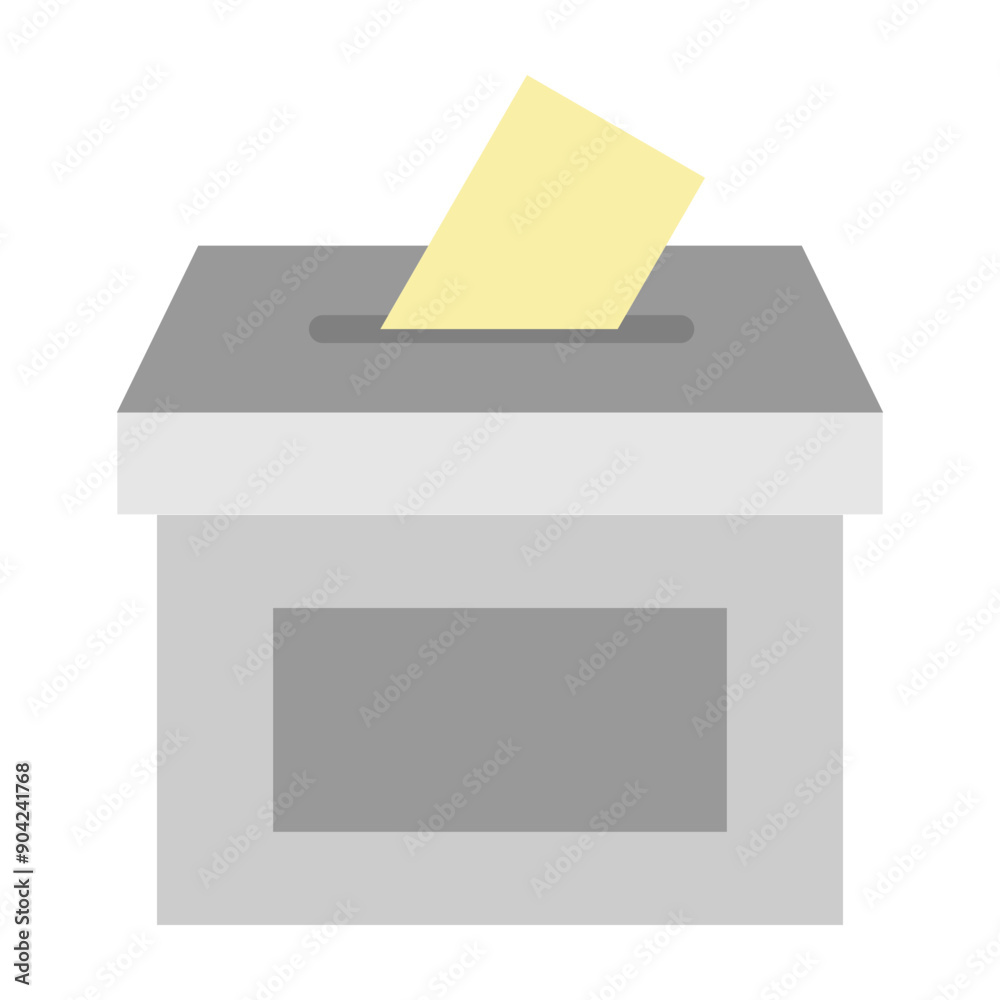 Ballot Box Vector Flat Icon Design Ballot Box Vector Flat Icon Design