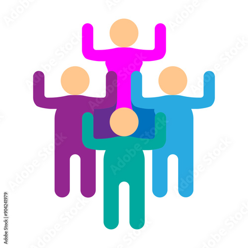 Political Rally Vector Flat Icon Design