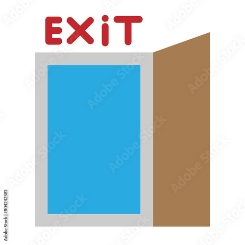 Election Exit Poll Vector Flat Icon Design