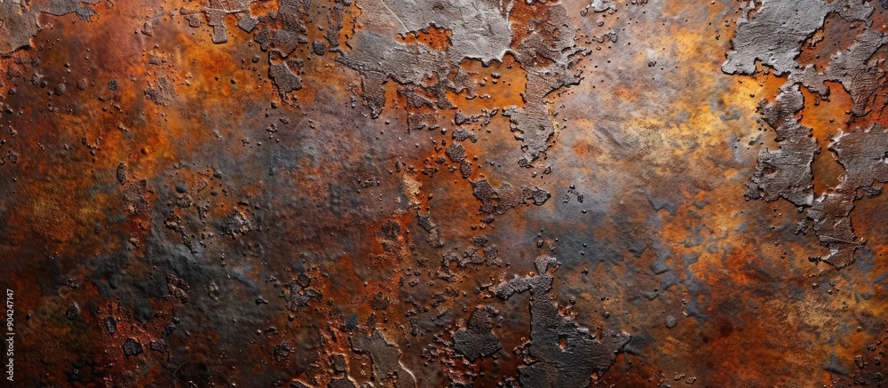 Aged and weathered rusty iron background with copy space image Aged and weathered rusty iron background with copy space image