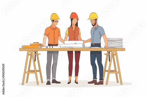 Construction Collaboration: Architects and Engineers Unite Around Building Plans