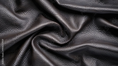 Digital leather surfaces, with lifelike textures perfect for product mockups and presentations, offer a sophisticated and elegant aesthetic that enhances visual appeal. photo