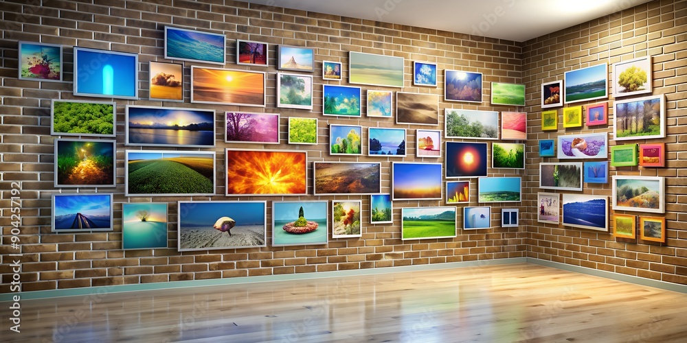 A picture on a wall informative Vibrant engaging Generative By AI A picture on a wall informative Vibrant engaging Generative By AI