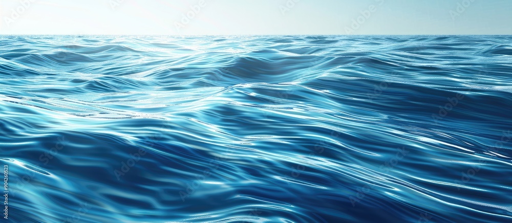 Calm ocean background with blue ripples and soft details creating a wavy texture ideal for a copy space image Calm ocean background with blue ripples and soft details creating a wavy texture ideal for a copy space image