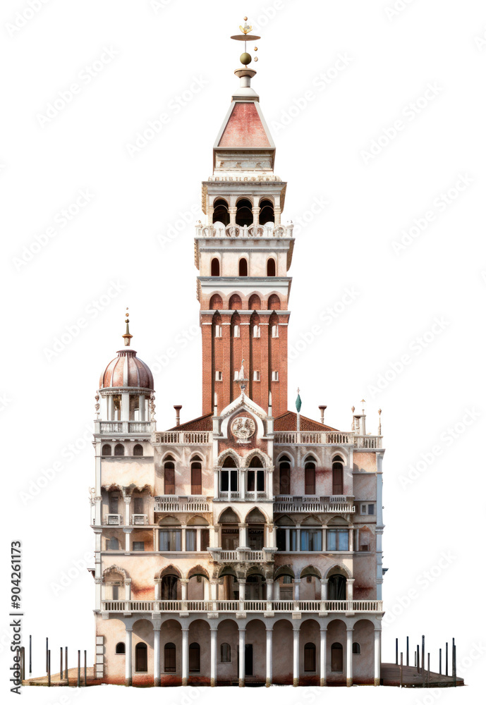Fototapeta premium PNG Architecture building tower city.