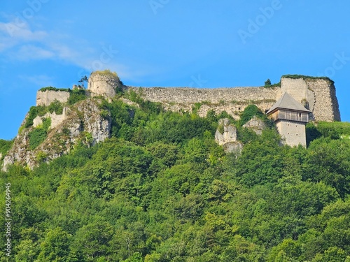 Obraz na płótnie Burgruine Ostrovica Bosnien w salonie