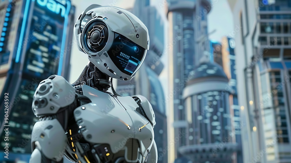 Development is being shaped by robots smart cities and holograms Development is being shaped by robots smart cities and holograms