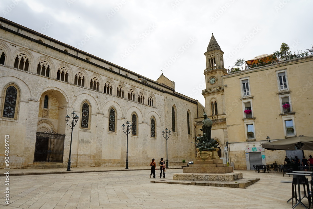 Obraz premium Cathedral square of Altamura, Puglia, Italy