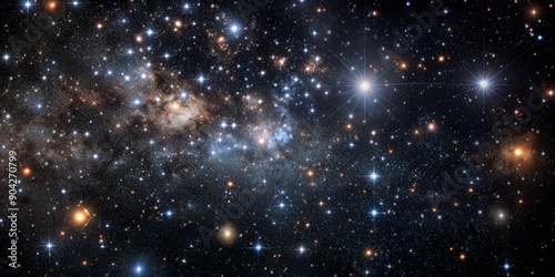 Wallpaper Mural Infinite universe of starlight AI-Generated Content, nebula, infinite, astronomical, starlight Torontodigital.ca