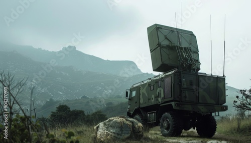 A military radar system is integrated into the missile defense network.