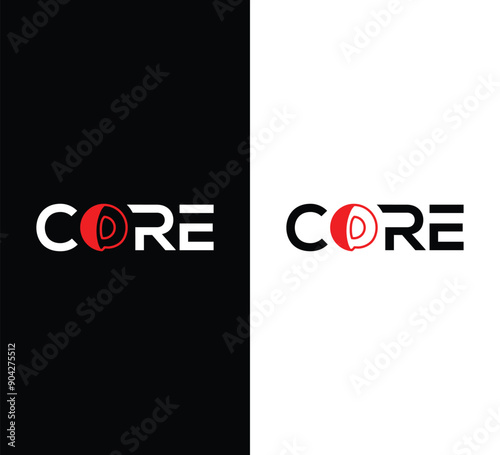 CORE logo design vector template