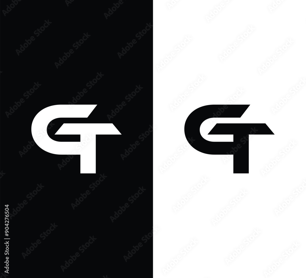 GT logo design vector GT logo design vector