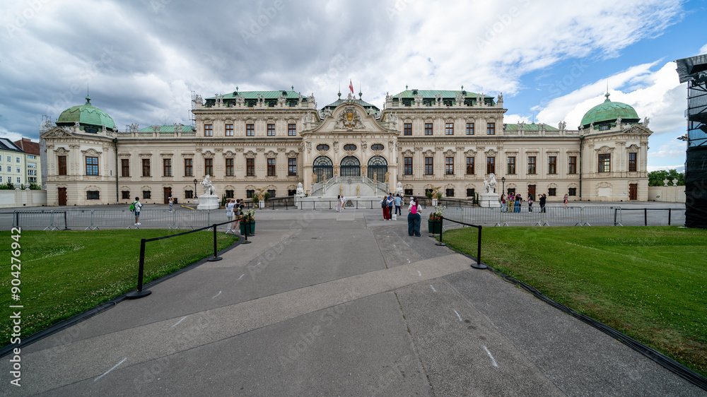 Obraz premium belvedere palace city Wien 