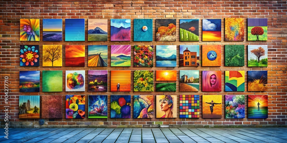 A picture on a wall informative Vibrant engaging Generative By AI