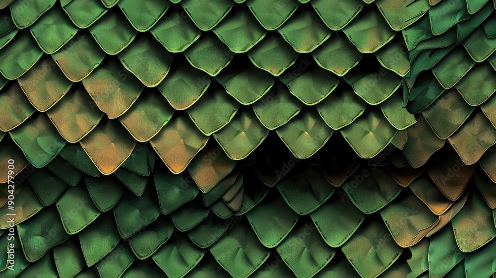 Green dragon scales texture background. Green dragon scales texture background.