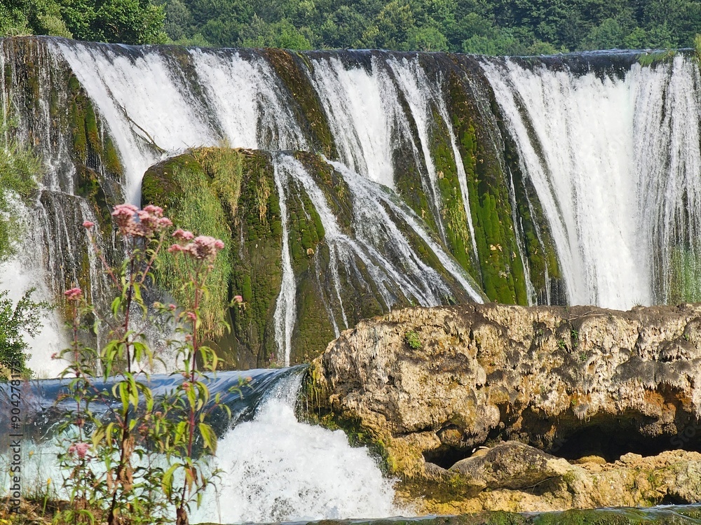 Wasserfall Štrbački buk im Una Nationalpark