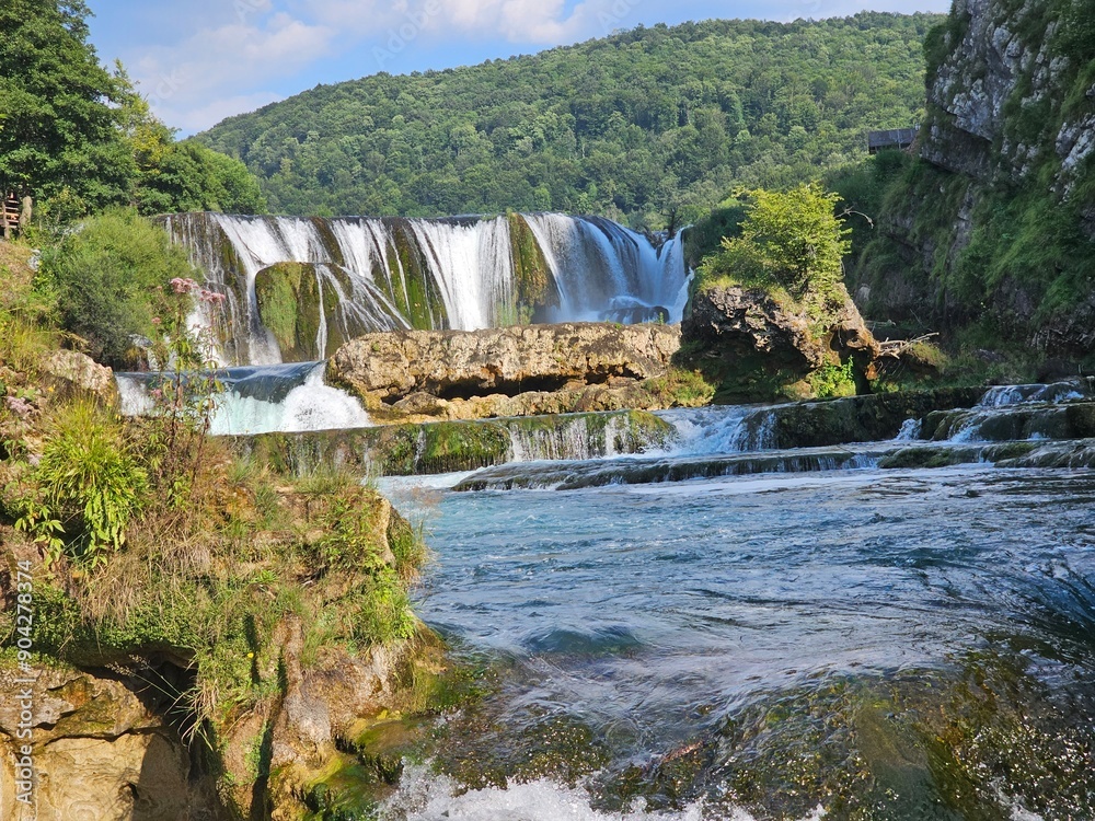 Una Nationalpark Wasserfälle Bosnien