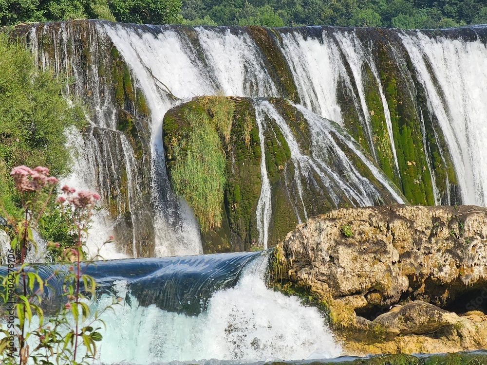 Wasserfall Štrbački buk im Una Nationalpark