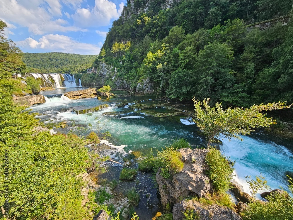 Una Nationalpark Wasserfälle Bosnien