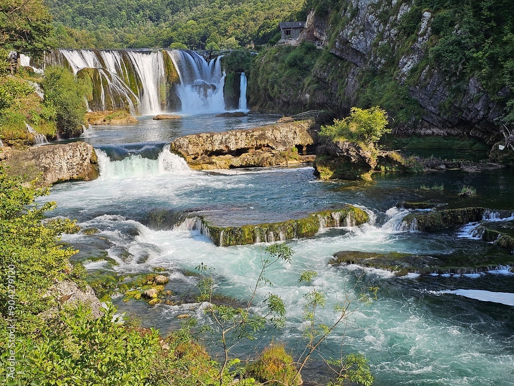Wasserfall Štrbački buk, Una Nationalpark Bosnien