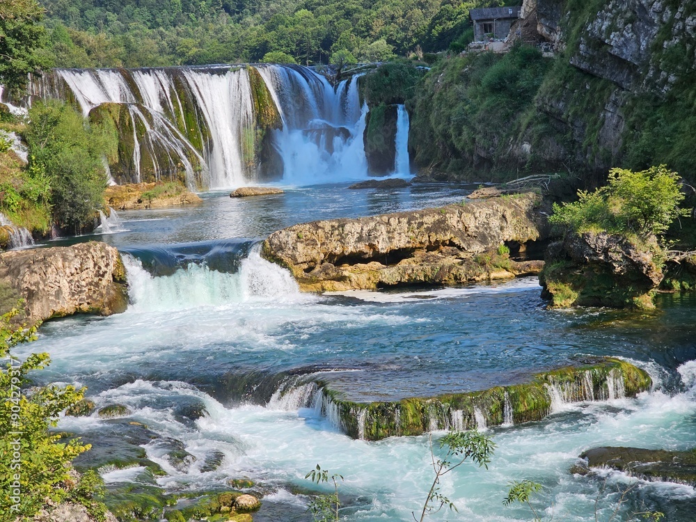 Wasserfall Štrbački buk, Una Nationalpark Bosnien