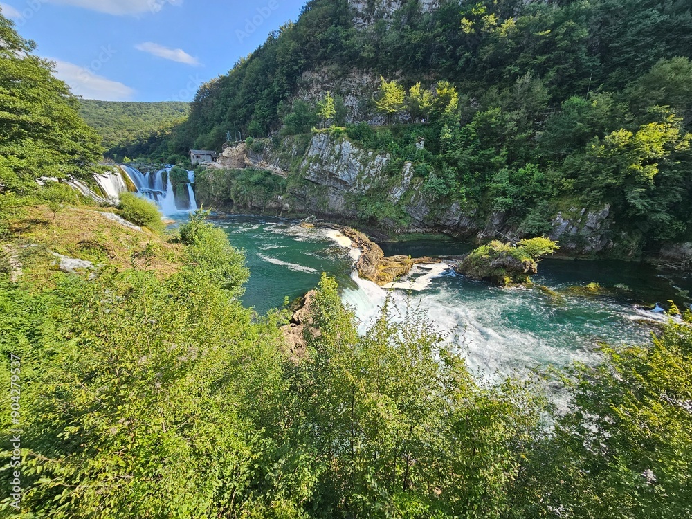 Wasserfall Štrbački buk, Una Nationalpark Bosnien