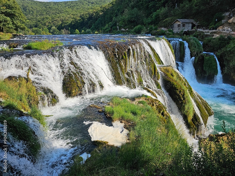 Una Nationalpark Wasserfälle Bosnien