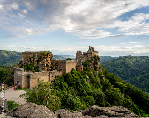 ruins of the castle Burgruine Aggstein photo