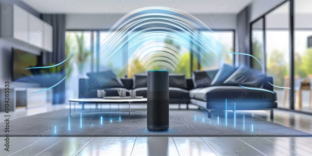 Developers integrating voice recognition technology into home assistant devices, showcasing voice technology integration Developers integrating voice recognition technology into home assistant devices, showcasing voice technology integration