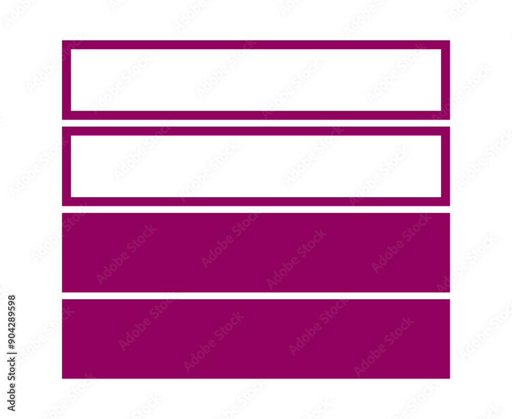 Rectangle Geometric Shape And Rectangle Outline Pink Collection Symbol Element Vector Graphic Design Illustration Rectangle Geometric Shape And Rectangle Outline Pink Collection Symbol Element Vector Graphic Design Illustration