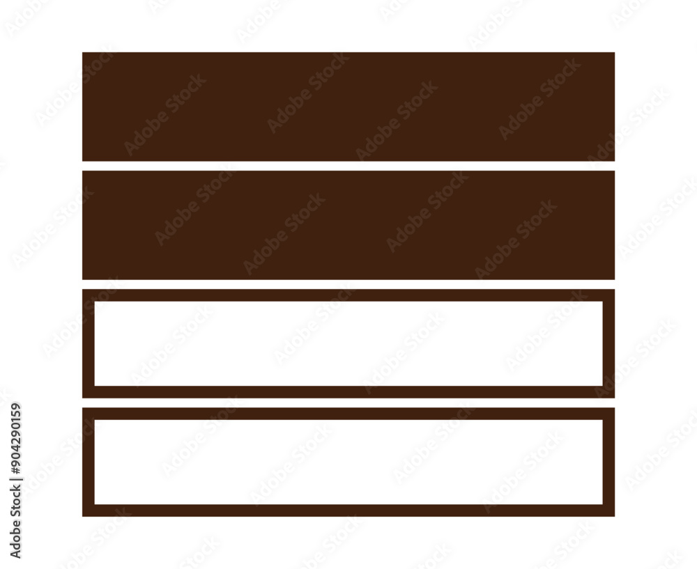 Rectangle Shape And Outline Brown Collection Symbol Element Vector Graphic Design Illustration Rectangle Shape And Outline Brown Collection Symbol Element Vector Graphic Design Illustration