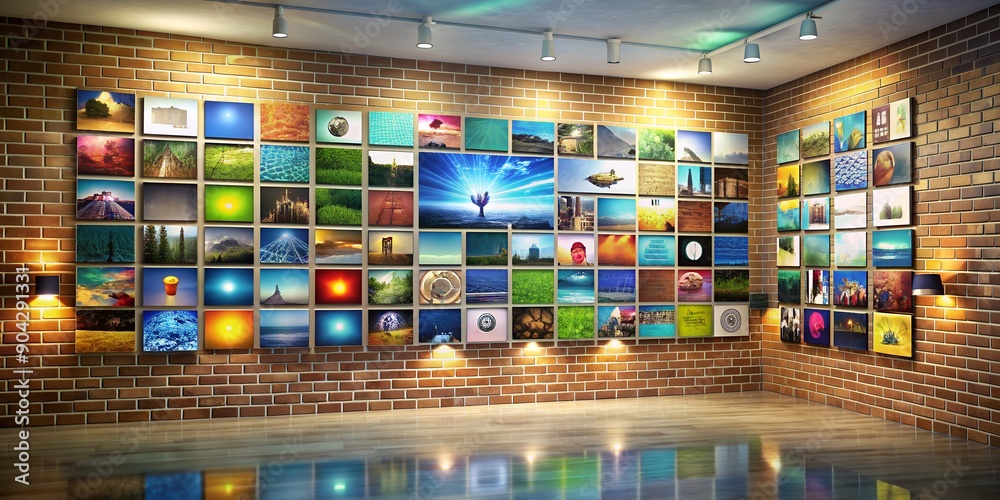 A picture on a wall informative Vibrant engaging Generative By AI A picture on a wall informative Vibrant engaging Generative By AI