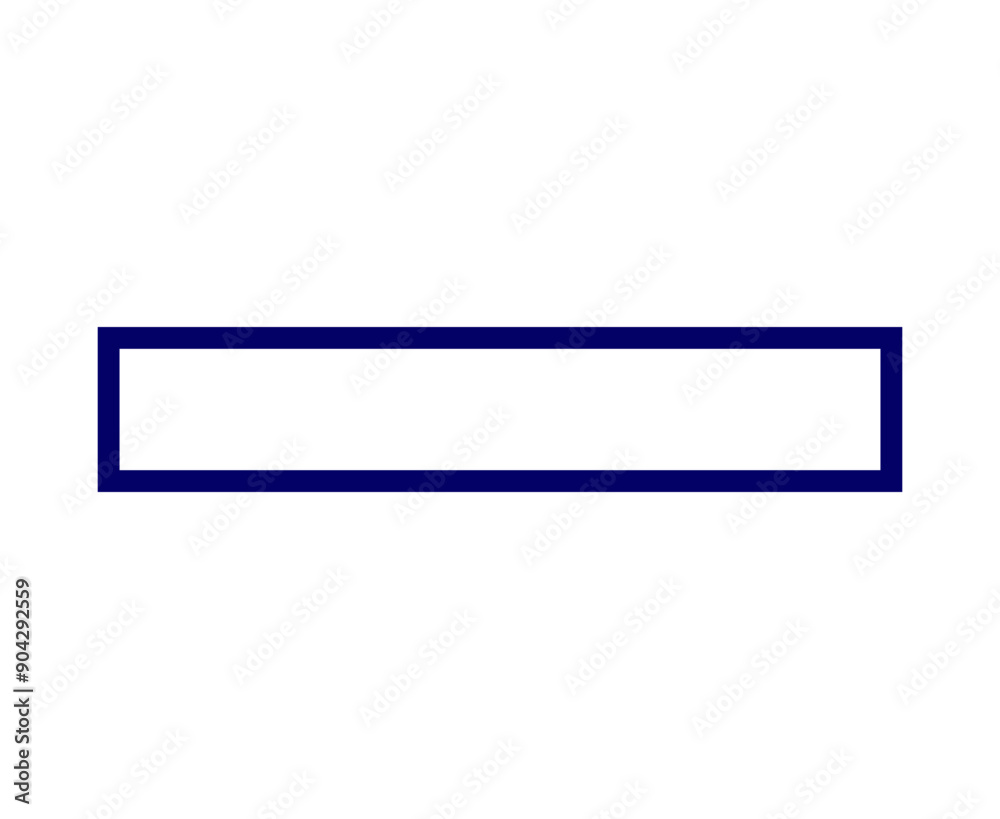 Rectangle Geometric Shape Outline Blue Symbol Element Vector Graphic Design Illustration Rectangle Geometric Shape Outline Blue Symbol Element Vector Graphic Design Illustration
