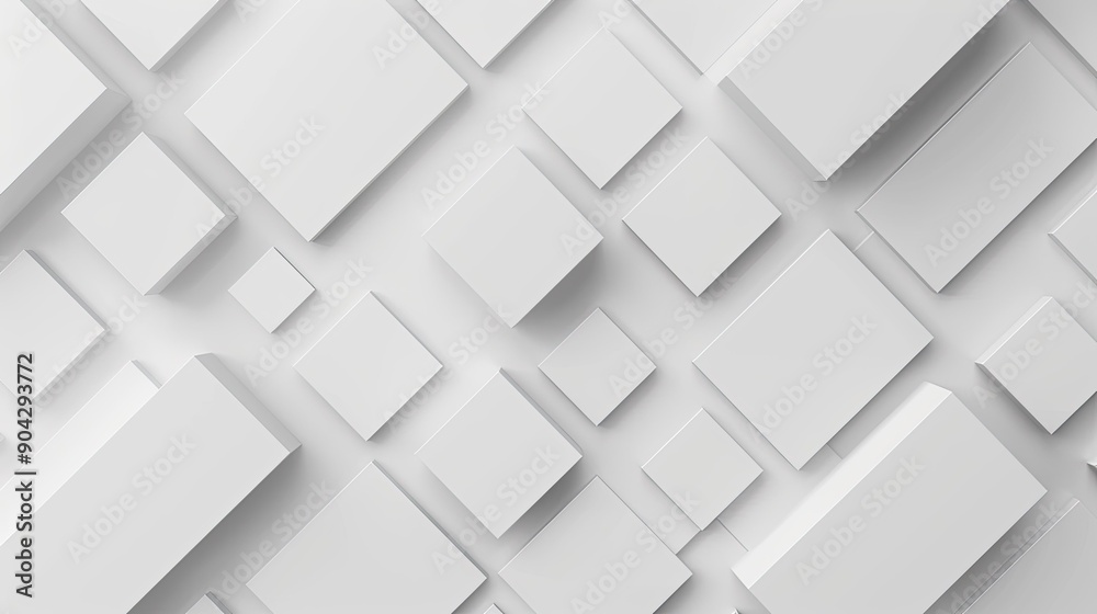 Abstract White Geometric Pattern Abstract White Geometric Pattern
