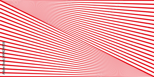 Red stripes on a white background. Striped diagonal gradient pattern Vector illustration Seamless background Christmas or winter theme Background with diagonal stripes