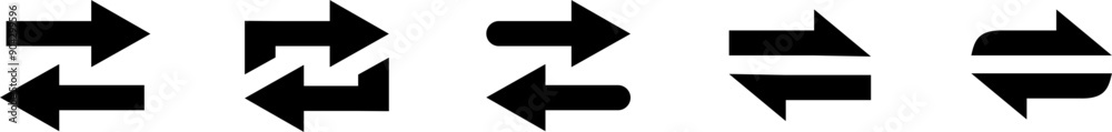 Transfer icon. exchange, arrow and transfer vector. White background. Vector illustration. Transfer icon. exchange, arrow and transfer vector. White background. Vector illustration.