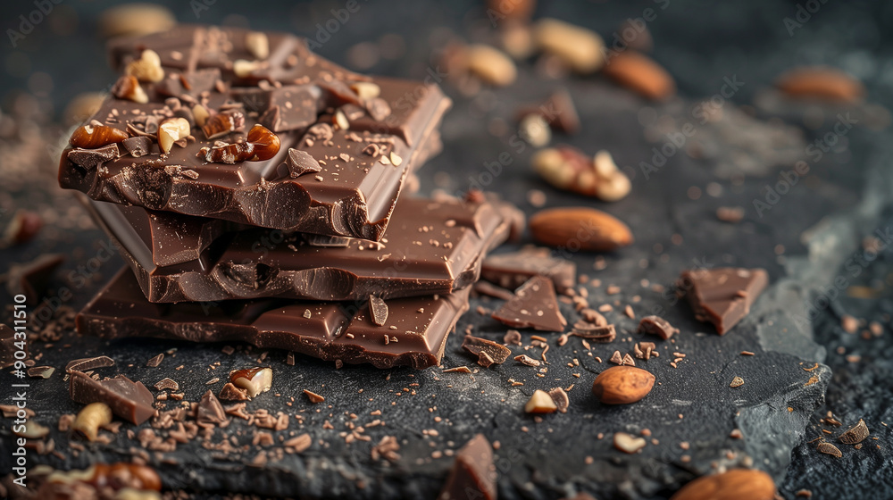 Artisan Dark Chocolate with Almonds Artisan Dark Chocolate with Almonds