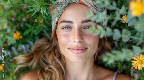 home facial steaming with herbal infusion