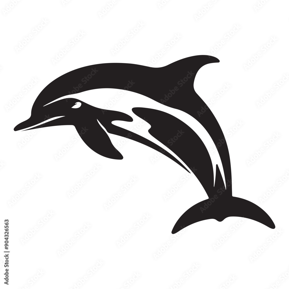 Dolphin silhouette Dolphin silhouette