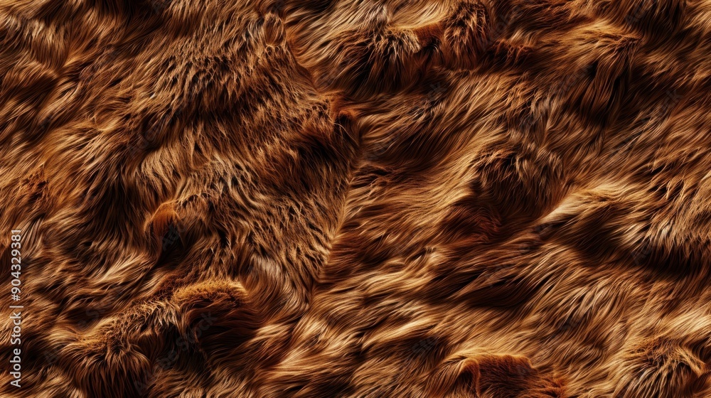 Close-up Texture of Brown Fur. Close-up Texture of Brown Fur.