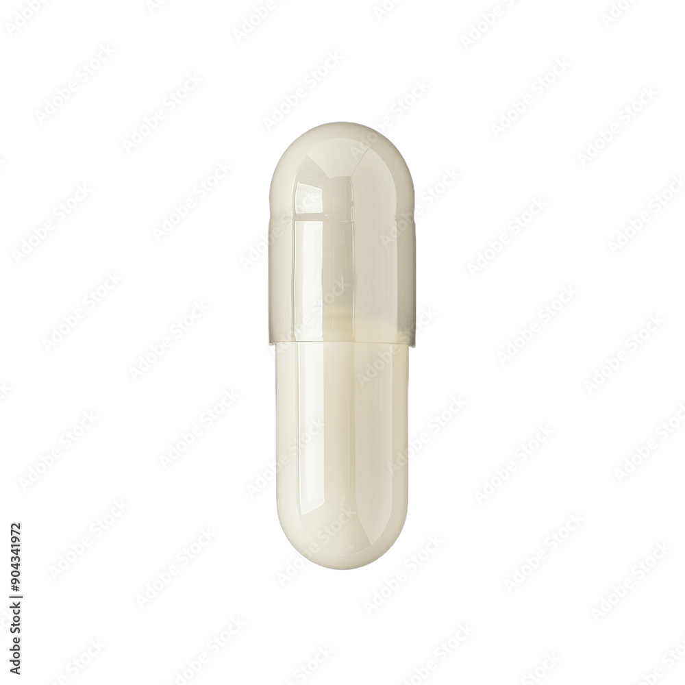 White gel medical capsule vitamin supplement pill or drug for treatment isolated on transparent background medicine and healthcare concept top view White gel medical capsule vitamin supplement pill or drug for treatment isolated on transparent background medicine and healthcare concept top view