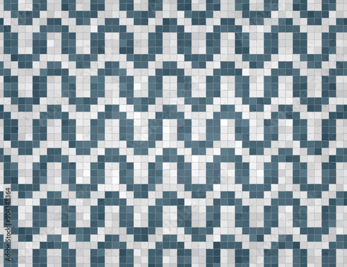 Mosaic tiles decorative background, seamless repeating vector pattern template for  wallpaper, background, wood print, metal print, plastic print, glass print, decor